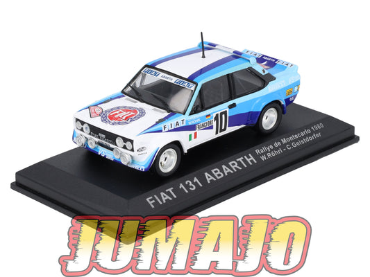 RCA144 Voiture 1/43 IXO Altaya Rallye : FIAT 131 Abarth 1980 #10 W.Röhrl