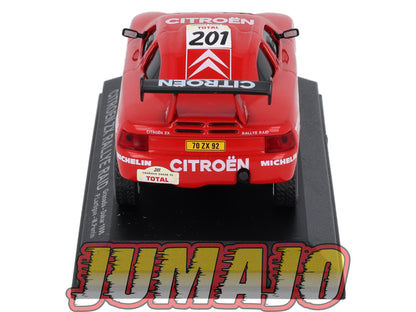 RCA145 voiture 1/43 IXO Altaya Rallye CITROEN ZX RAID Winner P.Lartigue 1996 #201