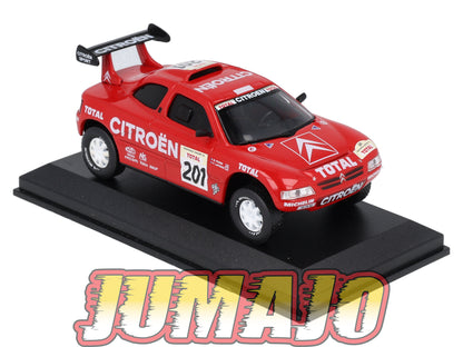 RCA145 voiture 1/43 IXO Altaya Rallye CITROEN ZX RAID Winner P.Lartigue 1996 #201