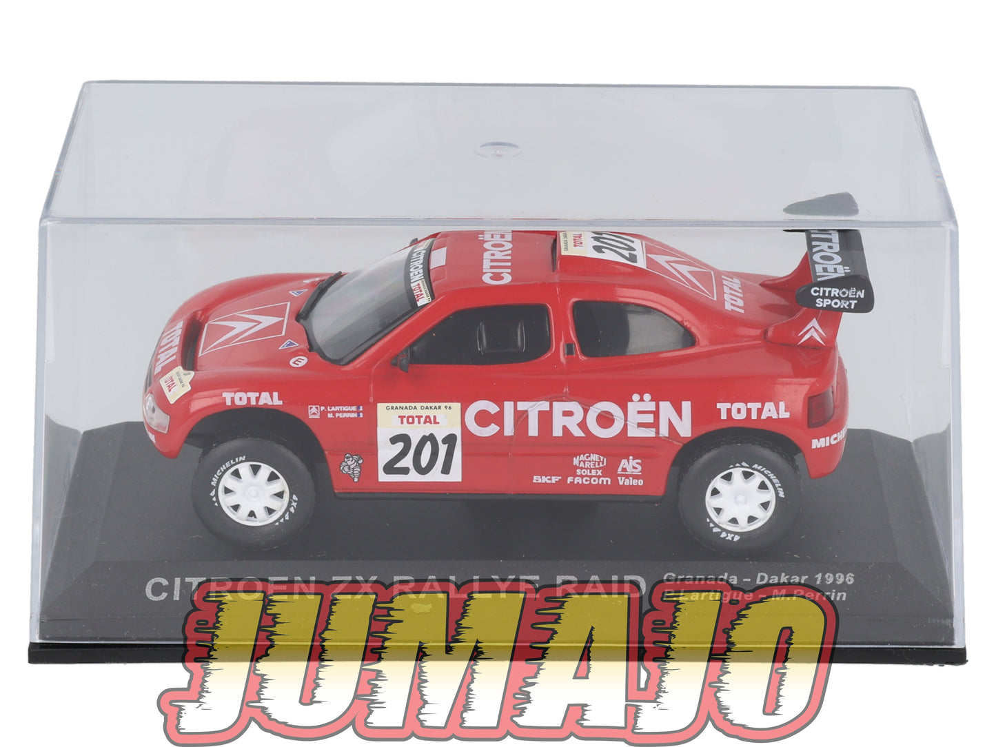 RCA145 voiture 1/43 IXO Altaya Rallye CITROEN ZX RAID Winner P.Lartigue 1996 #201