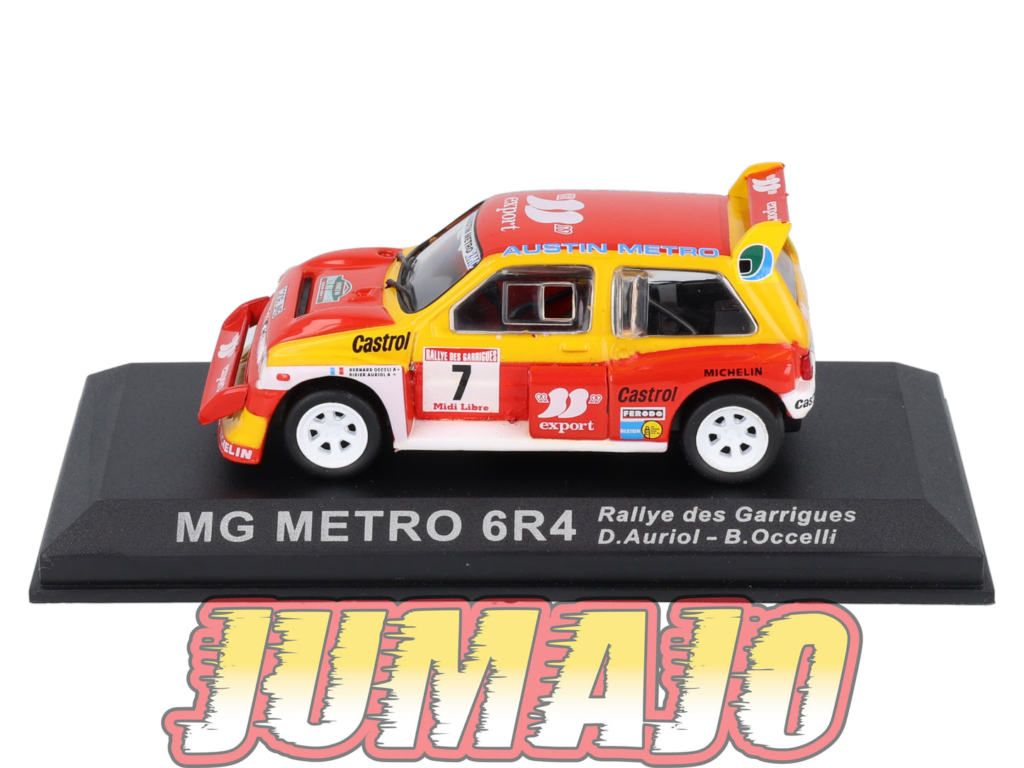 RCA146 voiture 1/43 IXO Altaya Rallye : MG METRO 6R4 D.Auriol #7