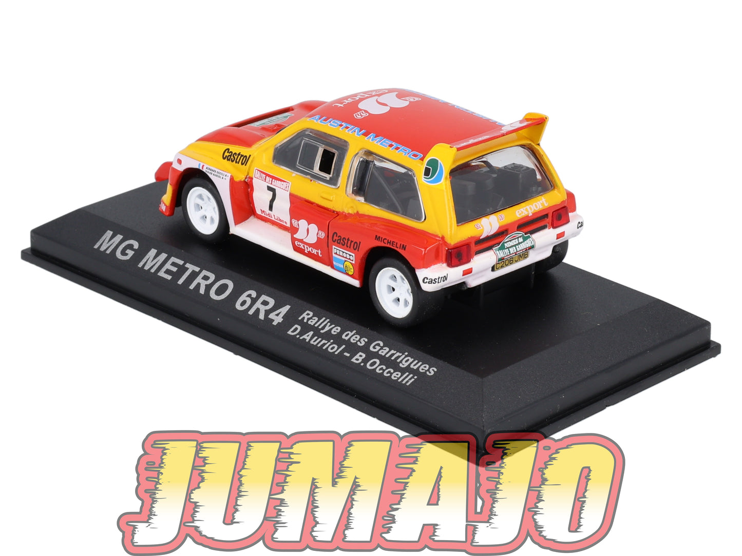 RCA146 voiture 1/43 IXO Altaya Rallye : MG METRO 6R4 D.Auriol #7