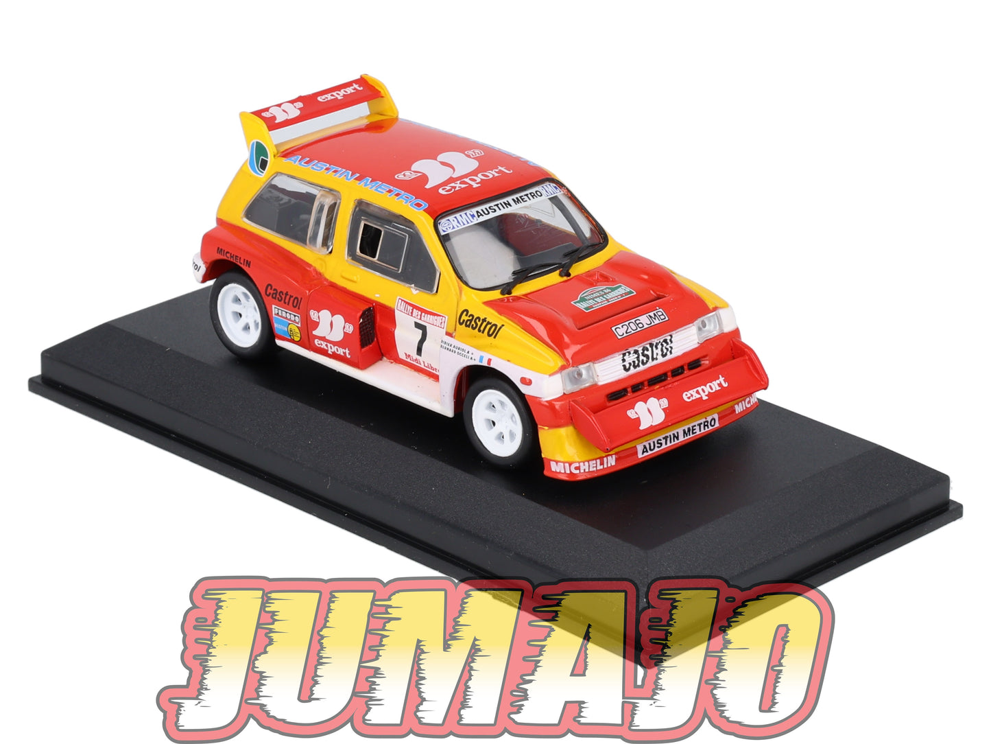 RCA146 voiture 1/43 IXO Altaya Rallye : MG METRO 6R4 D.Auriol #7