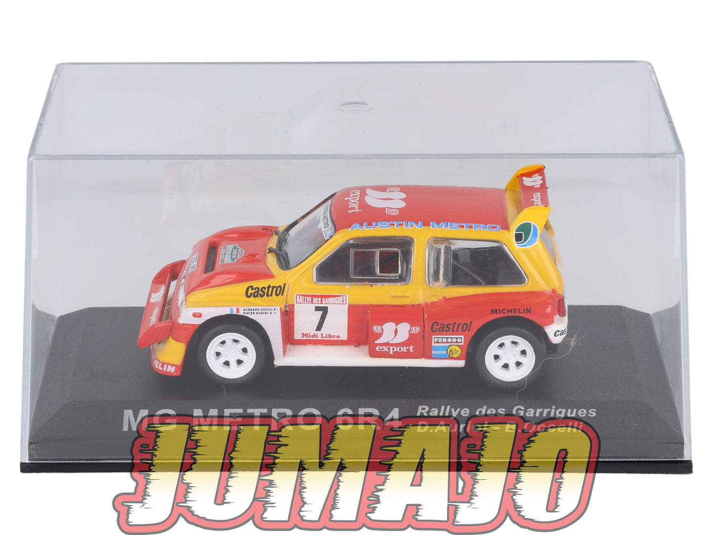 RCA146 voiture 1/43 IXO Altaya Rallye : MG METRO 6R4 D.Auriol #7