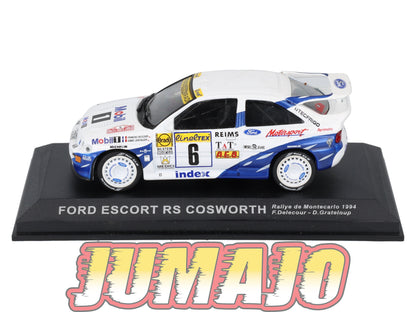 RCA147 voiture 1/43 IXO Altaya Rallye : FORS Escort RS Cosworth F.Delecour 1994 #6