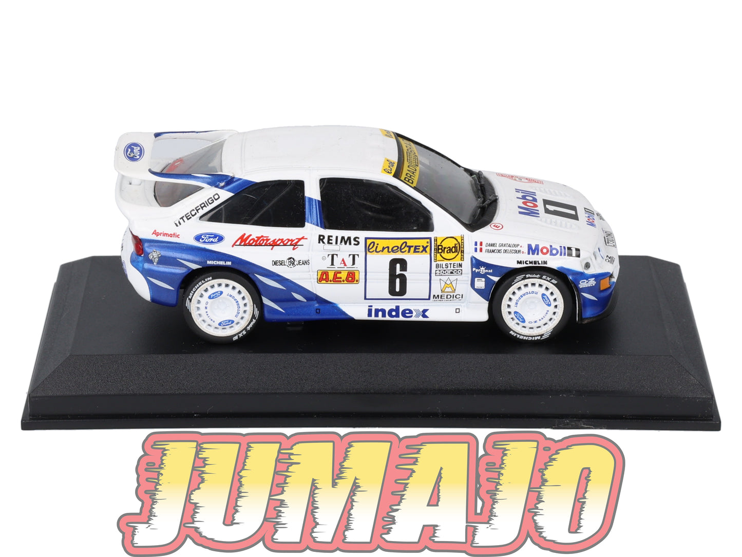 RCA147 voiture 1/43 IXO Altaya Rallye : FORS Escort RS Cosworth F.Delecour 1994 #6