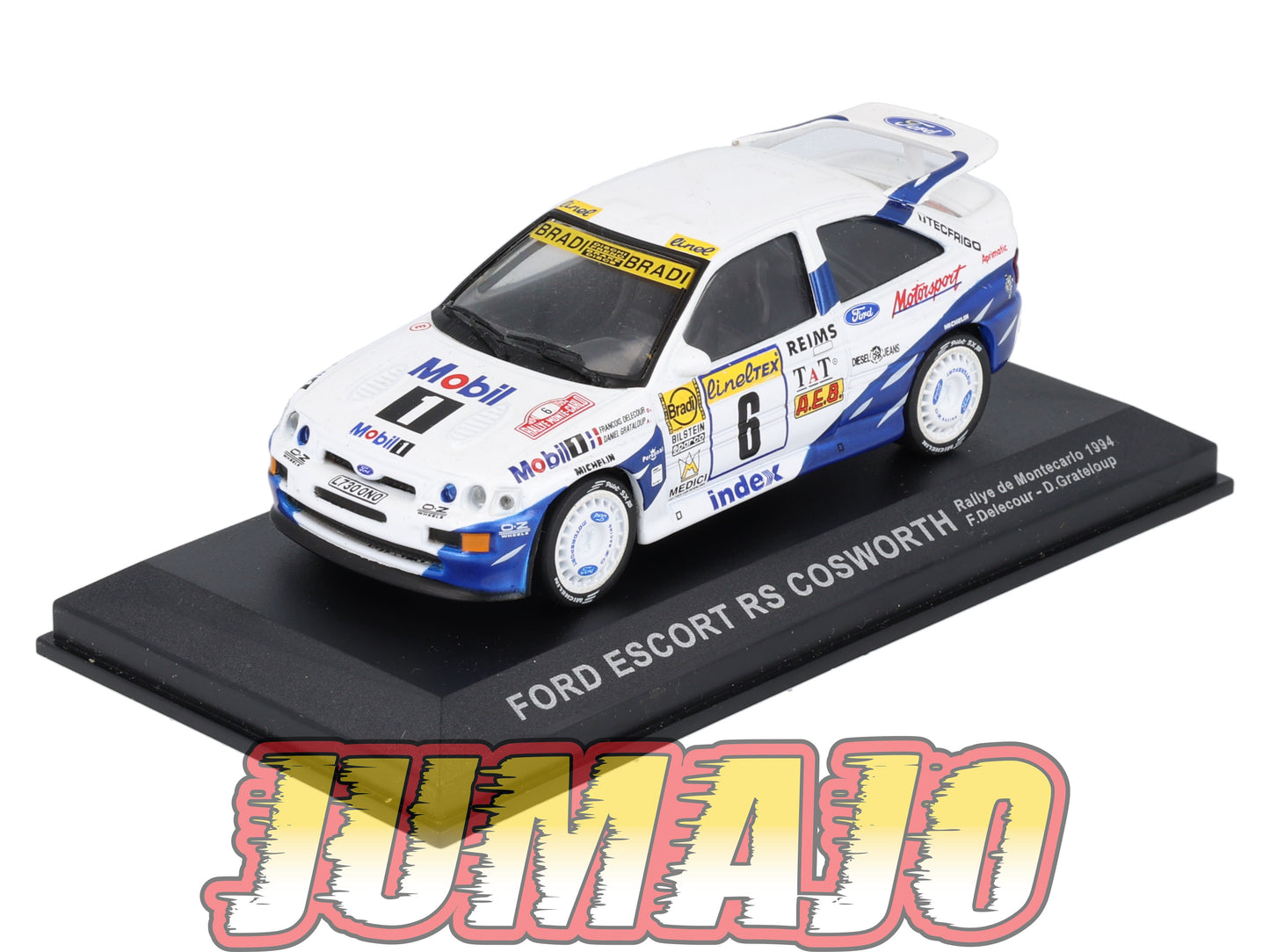 RCA147 voiture 1/43 IXO Altaya Rallye : FORS Escort RS Cosworth F.Delecour 1994 #6