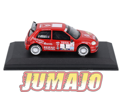 RCA149 voiture 1/43 IXO Altaya Rallye : CITROEN Saxo S1600 2002 #1 B.Tirabassi