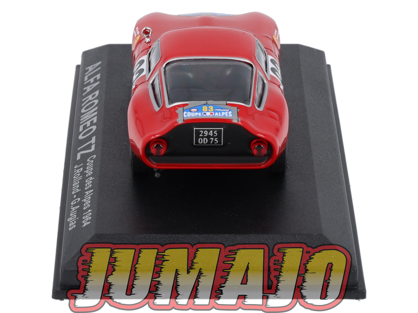 RCA14 voiture 1/43 IXO Altaya Rallye : ALFA ROMEO TZ #83 1964 J.Rolland
