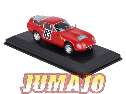 RCA14 voiture 1/43 IXO Altaya Rallye : ALFA ROMEO TZ #83 1964 J.Rolland