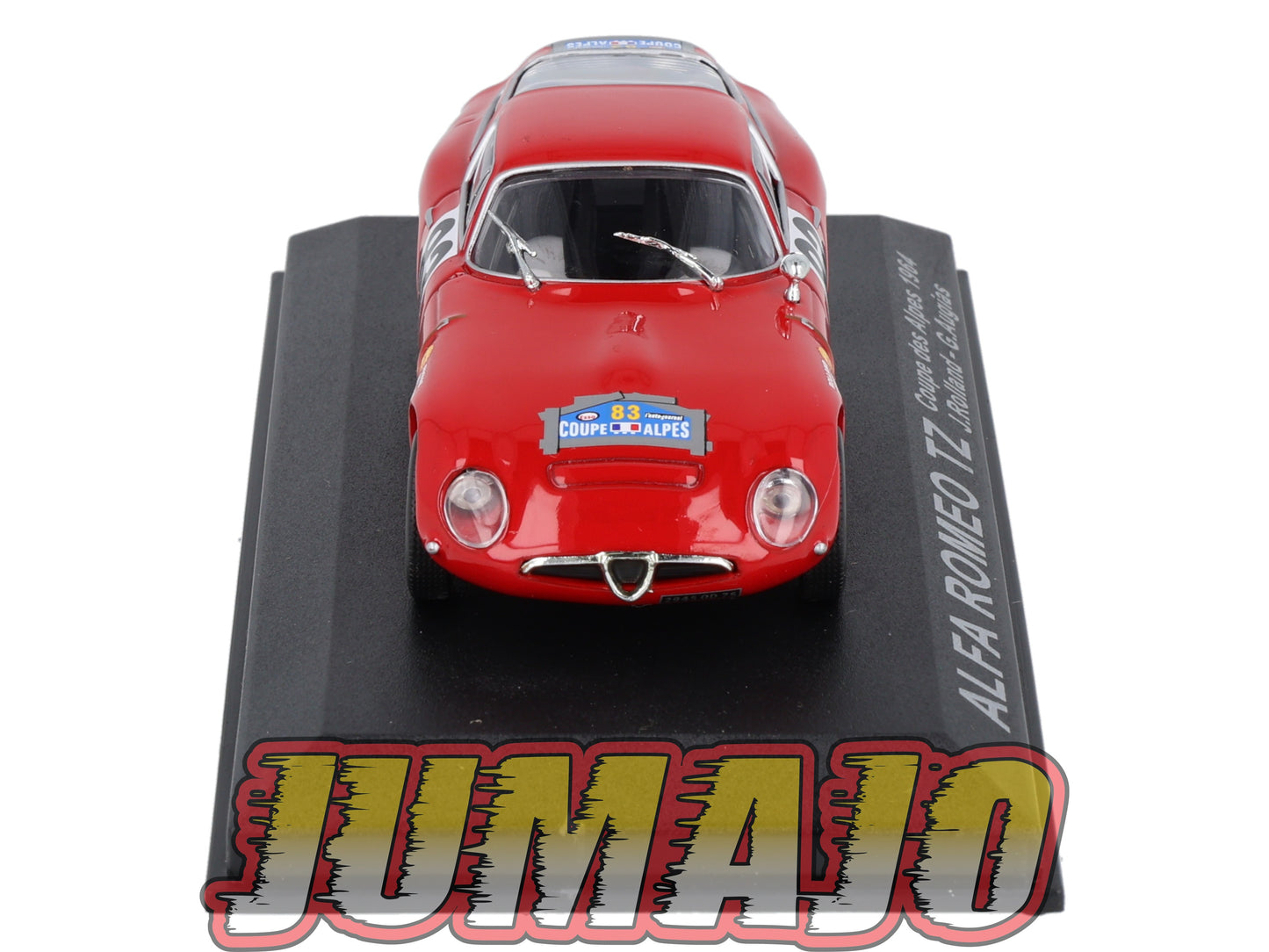 RCA14 voiture 1/43 IXO Altaya Rallye : ALFA ROMEO TZ #83 1964 J.Rolland