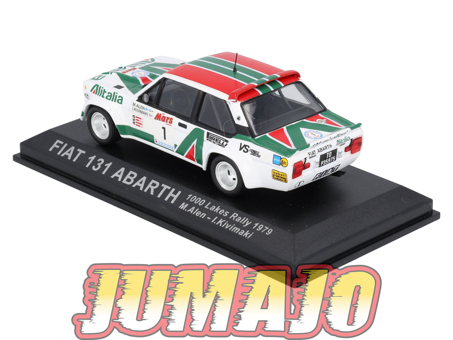 RCA16 voiture 1/43 IXO Altaya Rallye : FIAT 131 Abarth 1979 #1 M.Alen