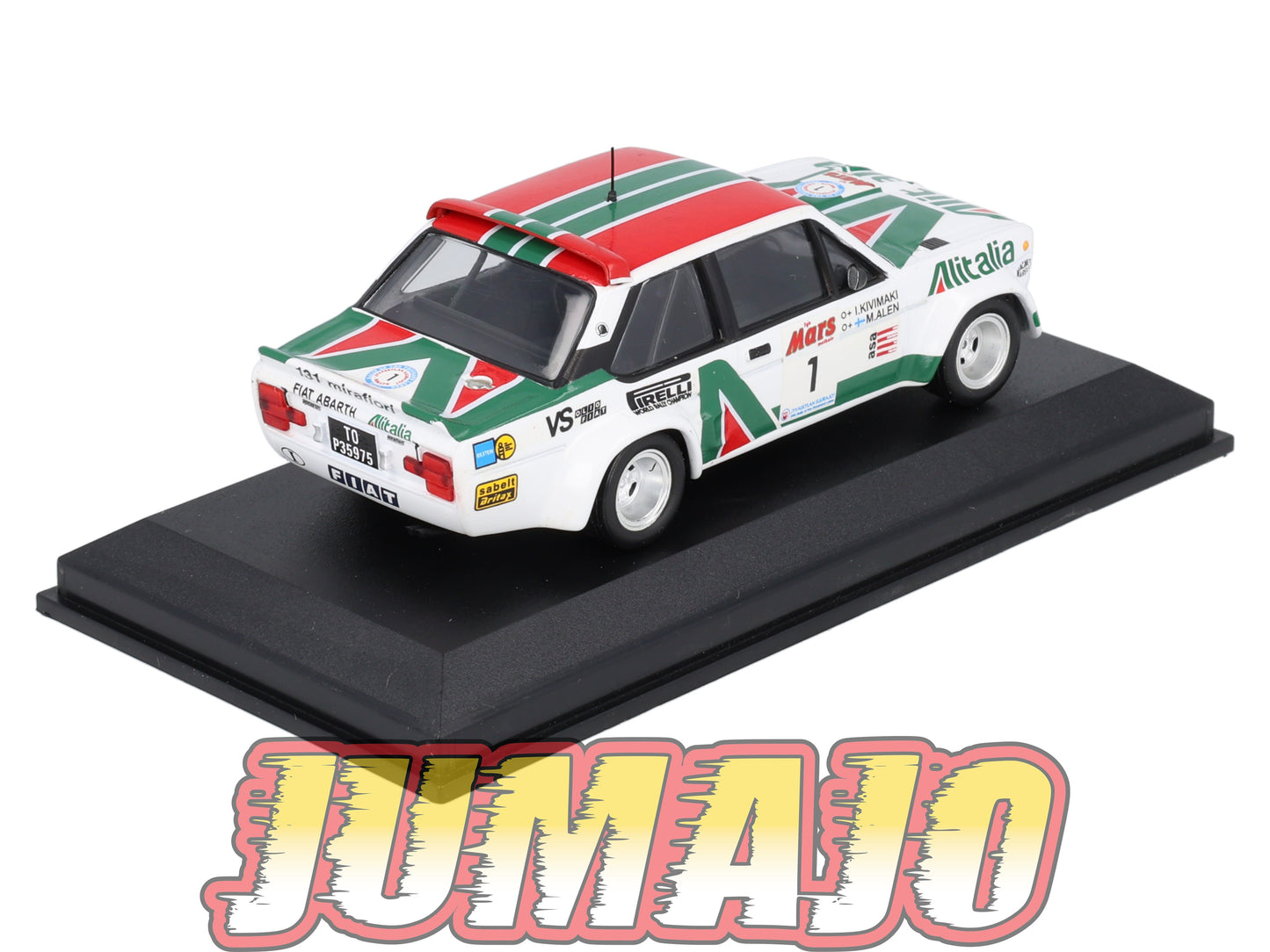 RCA16 voiture 1/43 IXO Altaya Rallye : FIAT 131 Abarth 1979 #1 M.Alen
