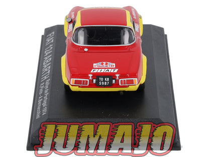 RCA19 voiture 1/43 IXO Altaya Rallye : FIAT 124 Abarth P.Pinto 1974 #2