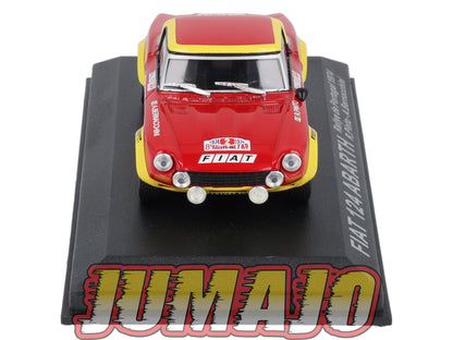 RCA19 voiture 1/43 IXO Altaya Rallye : FIAT 124 Abarth P.Pinto 1974 #2