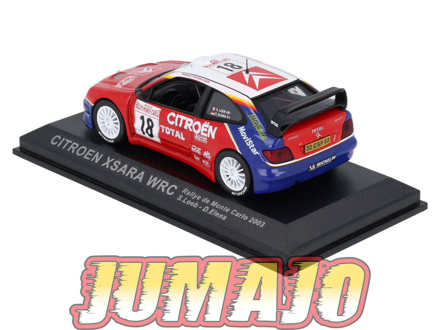 RCA1 voiture 1/43 IXO Altaya Rallye : CITROEN Xsara Monte-carlo S.Loeb 2003 #18