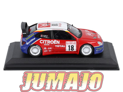 RCA1 voiture 1/43 IXO Altaya Rallye : CITROEN Xsara Monte-carlo S.Loeb 2003 #18