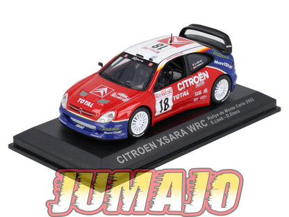 RCA1 voiture 1/43 IXO Altaya Rallye : CITROEN Xsara Monte-carlo S.Loeb 2003 #18