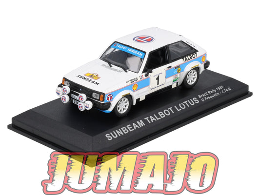 RCA20  Voiture 1/43 IXO Altaya Rallye SUNBEAM TALBOT LOTUS 1981 #1 G Frequelin