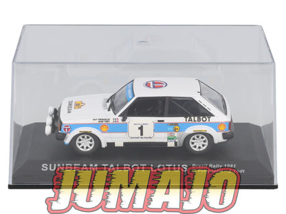 RCA20  Voiture 1/43 IXO Altaya Rallye SUNBEAM TALBOT LOTUS 1981 #1 G Frequelin
