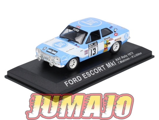 RCA21 voiture 1/43 IXO Altaya Rallye : FORD Escort MKI T.Makinen RAC 1973 #13