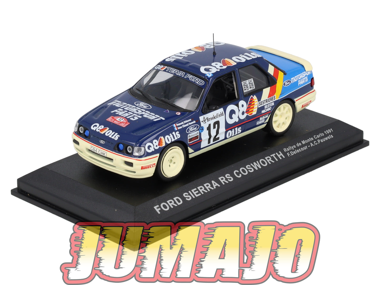 RCA22  Voiture 1/43 IXO Altaya Rallye FORD SIERRA RS COSWORTH 1991 #12 F Delecour