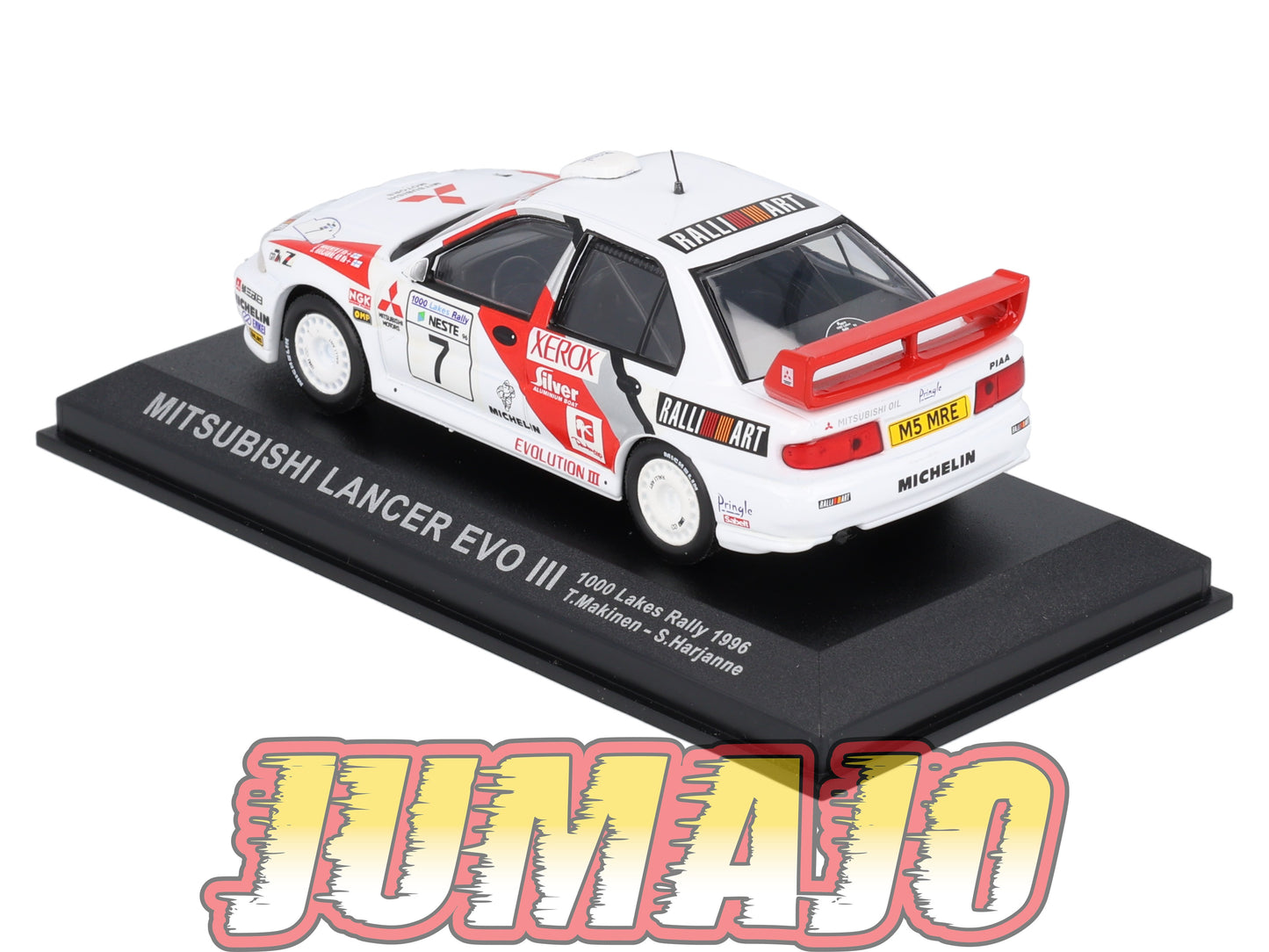 RCA25 voiture 1/43 IXO Altaya Rallye : MITSUBISHI Lancer Evo III T.Makinen 1996 #7