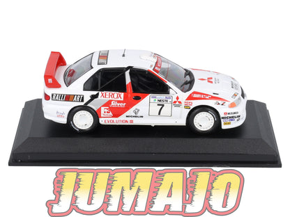 RCA25 voiture 1/43 IXO Altaya Rallye : MITSUBISHI Lancer Evo III T.Makinen 1996 #7