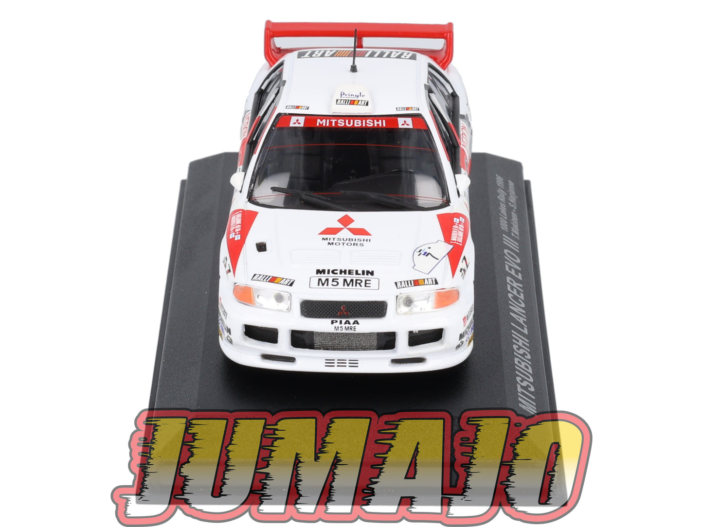 RCA25 voiture 1/43 IXO Altaya Rallye : MITSUBISHI Lancer Evo III T.Makinen 1996 #7