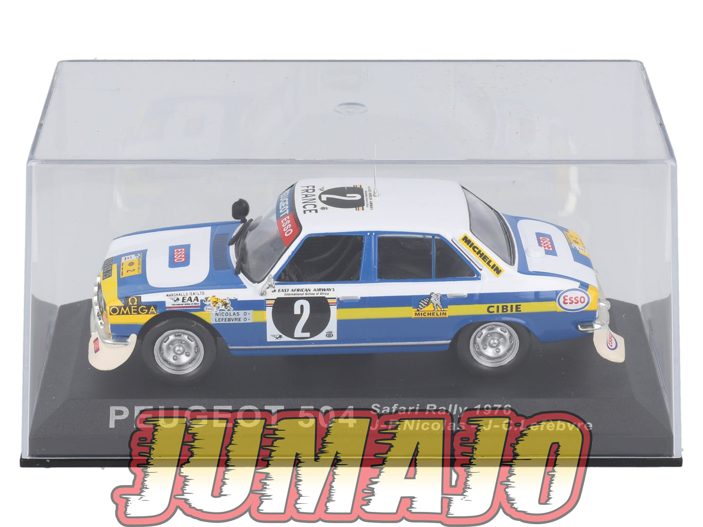 RCA26 voiture 1/43 IXO Altaya Rallye : PEUGEOT 504 J-P.Nicolas 1976 #2