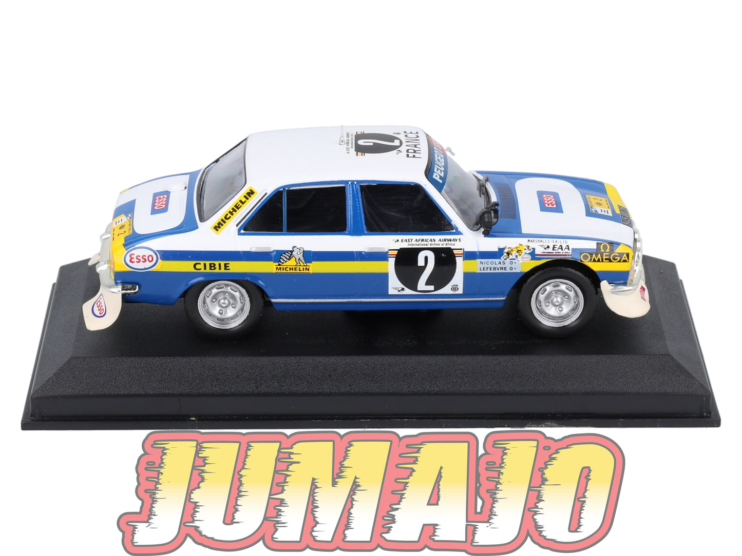 RCA26 voiture 1/43 IXO Altaya Rallye : PEUGEOT 504 J-P.Nicolas 1976 #2