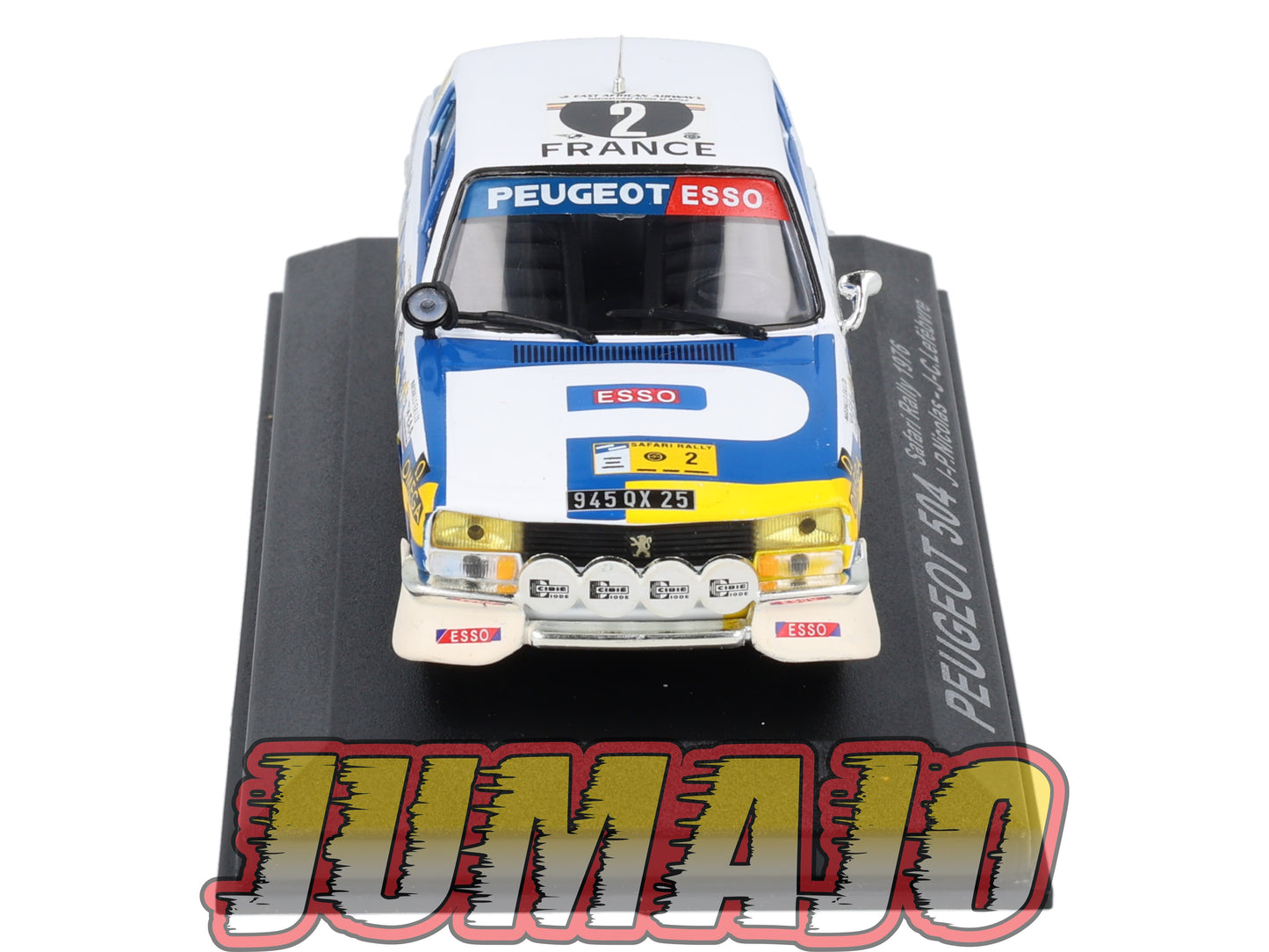 RCA26 voiture 1/43 IXO Altaya Rallye : PEUGEOT 504 J-P.Nicolas 1976 #2