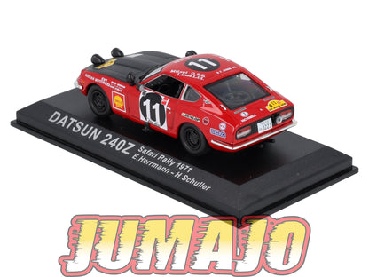 RCA28 voiture 1/43 IXO Altaya Rallye : DATSUN 240Z E.Herrmann 1971 #11 Safari