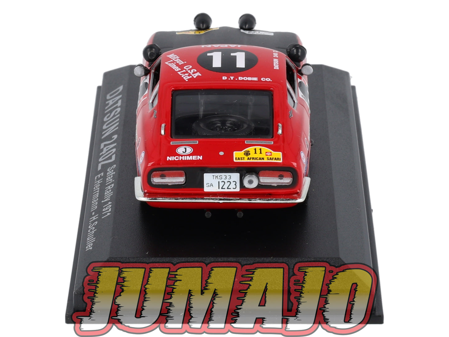 RCA28 voiture 1/43 IXO Altaya Rallye : DATSUN 240Z E.Herrmann 1971 #11 Safari