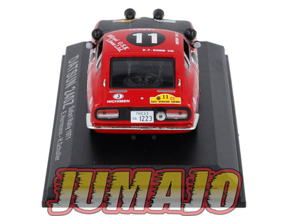 RCA28 voiture 1/43 IXO Altaya Rallye : DATSUN 240Z E.Herrmann 1971 #11 Safari