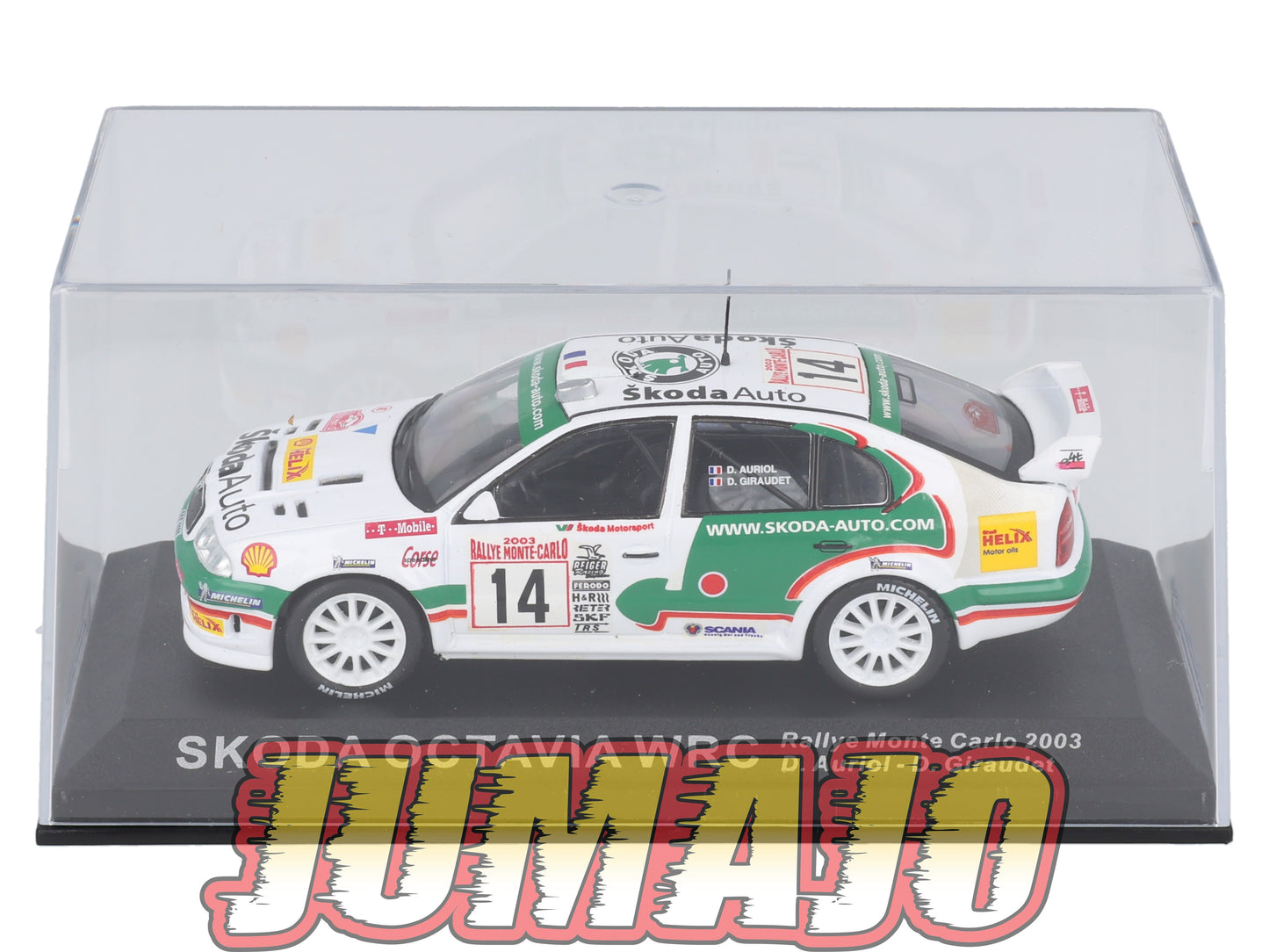 RCA32 voiture 1/43 IXO Altaya Rallye : SKODA Octavia 2003 #14 Monte-carlo D.Auriol