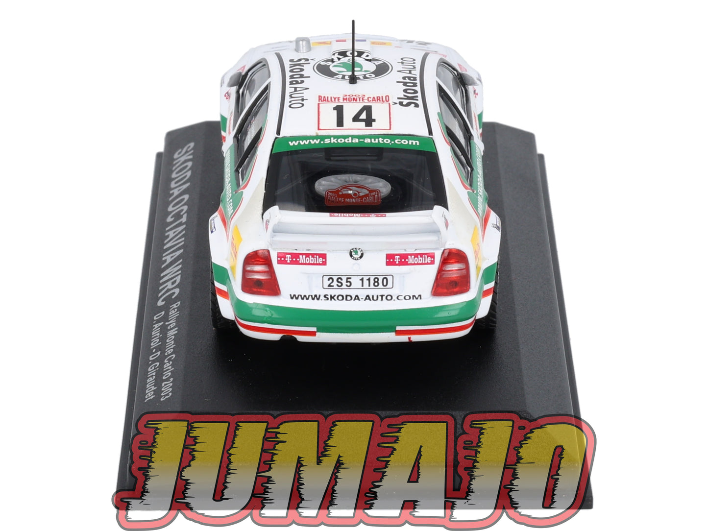 RCA32 voiture 1/43 IXO Altaya Rallye : SKODA Octavia 2003 #14 Monte-carlo D.Auriol