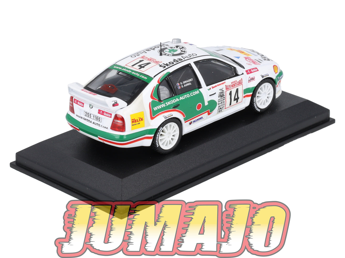 RCA32 voiture 1/43 IXO Altaya Rallye : SKODA Octavia 2003 #14 Monte-carlo D.Auriol