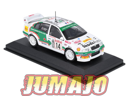 RCA32 voiture 1/43 IXO Altaya Rallye : SKODA Octavia 2003 #14 Monte-carlo D.Auriol