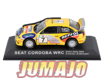 RCA33 voiture 1/43 IXO Altaya Rallye : SEAT Cordoba WRC 2000 #7 D.Auriol