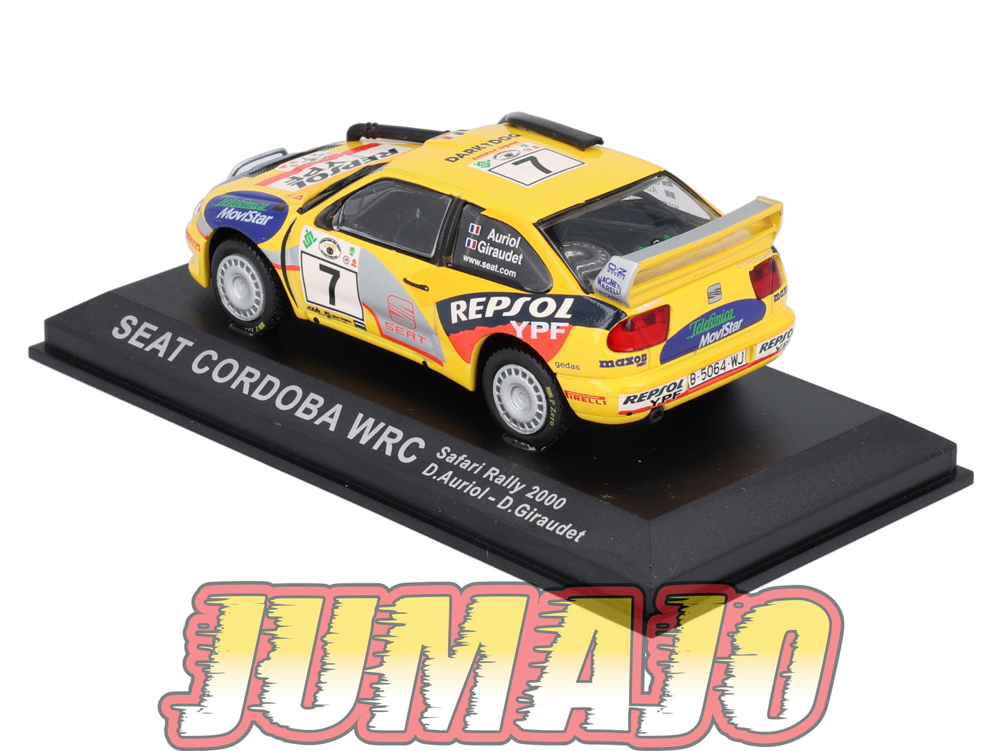 RCA33 voiture 1/43 IXO Altaya Rallye : SEAT Cordoba WRC 2000 #7 D.Auriol
