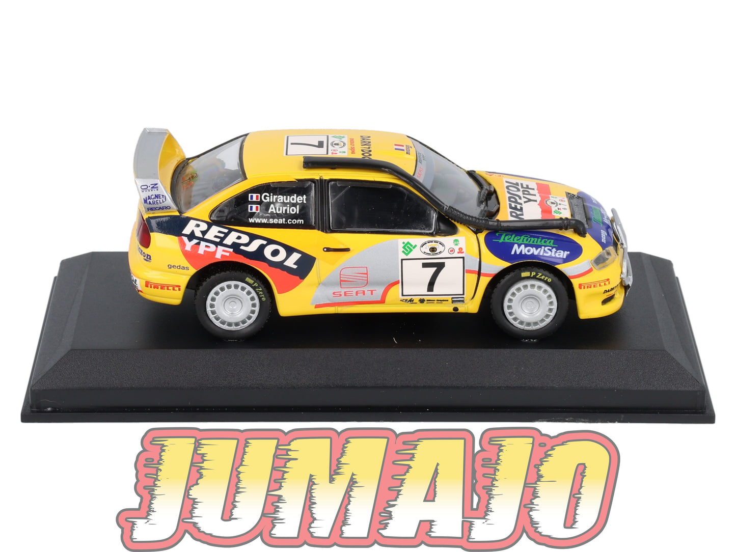 RCA33 voiture 1/43 IXO Altaya Rallye : SEAT Cordoba WRC 2000 #7 D.Auriol