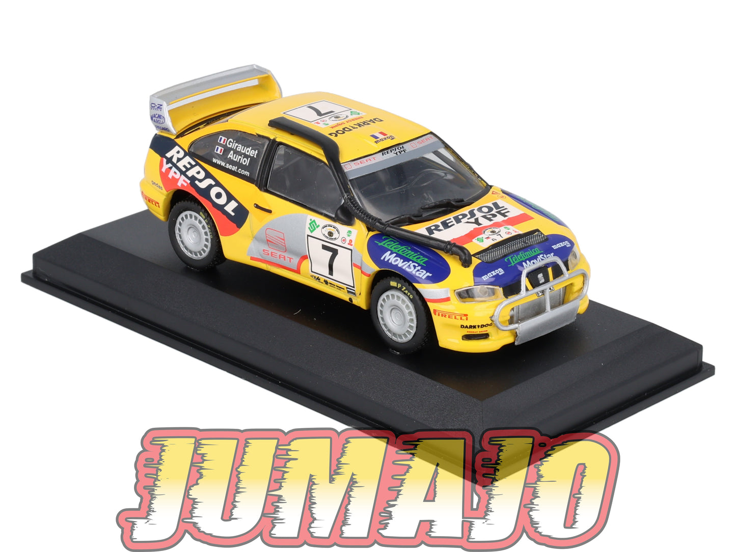 RCA33 voiture 1/43 IXO Altaya Rallye : SEAT Cordoba WRC 2000 #7 D.Auriol