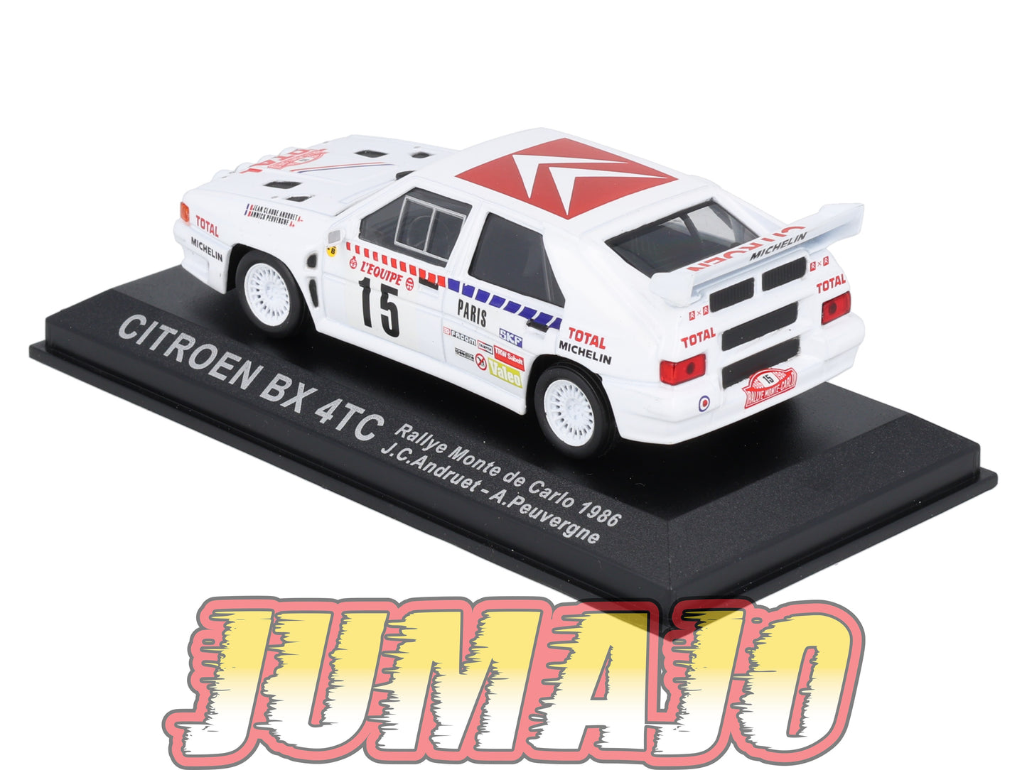 RCA36 Voiture 1/43 IXO Altaya Rallye : CITROEN BX 4TC 1986 #15 Andruet Monte-carlo