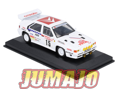 RCA36 Voiture 1/43 IXO Altaya Rallye : CITROEN BX 4TC 1986 #15 Andruet Monte-carlo