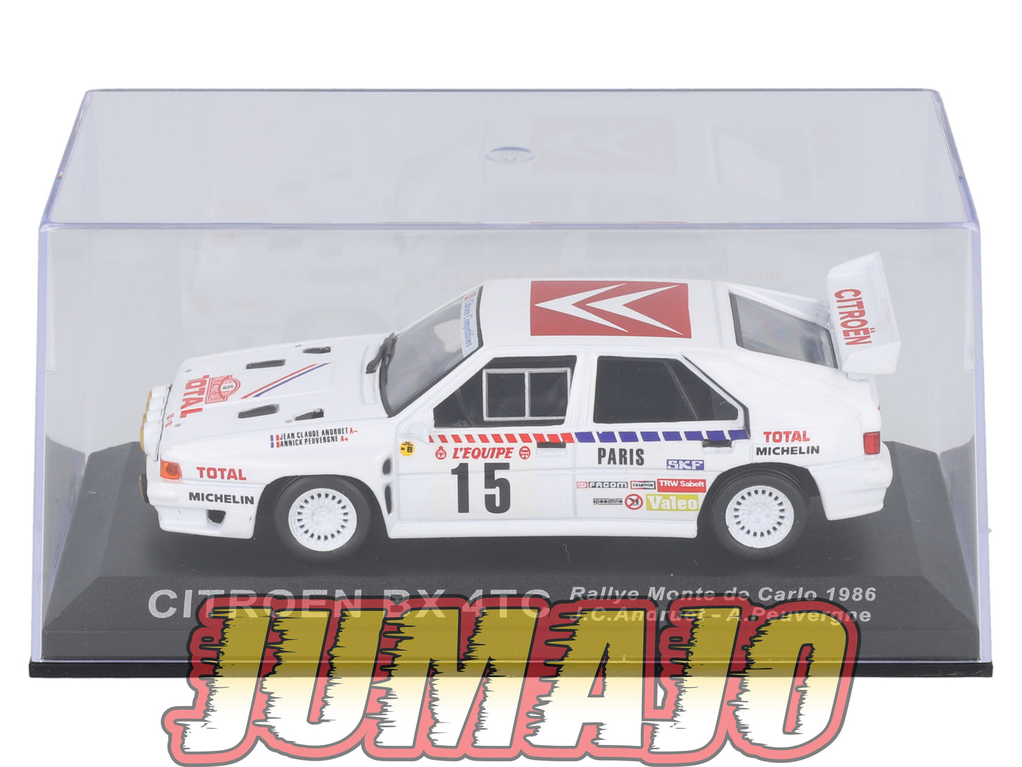 RCA36 Voiture 1/43 IXO Altaya Rallye : CITROEN BX 4TC 1986 #15 Andruet Monte-carlo