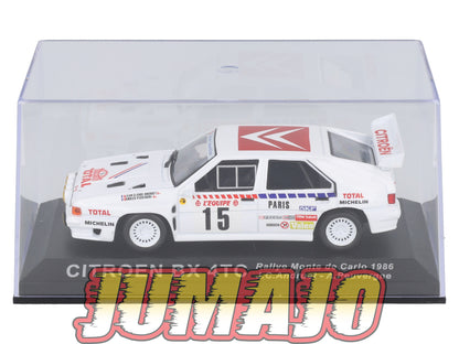 RCA36 Voiture 1/43 IXO Altaya Rallye : CITROEN BX 4TC 1986 #15 Andruet Monte-carlo