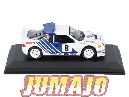 RCA37 voiture 1/43 IXO Altaya Rallye : FORD RS200 1986 #8  K.Grundel