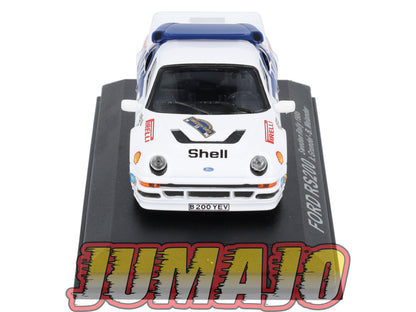 RCA37 voiture 1/43 IXO Altaya Rallye : FORD RS200 1986 #8  K.Grundel