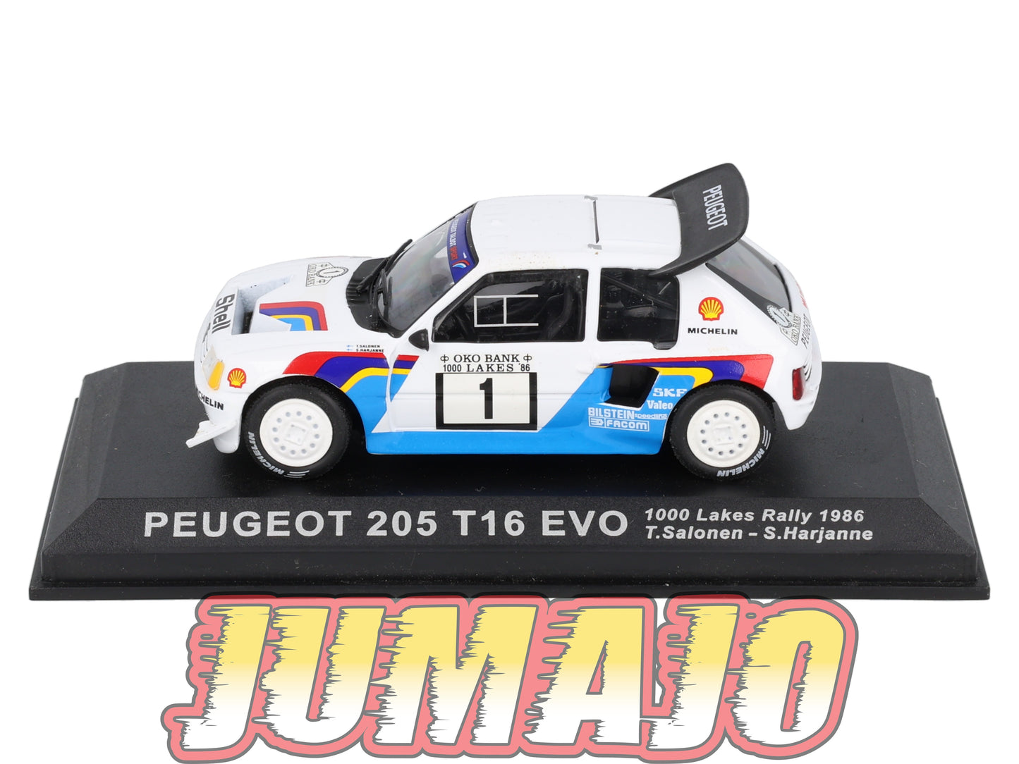 RCA39 Voiture 1/43 IXO Altaya Rallye PEUGEOT 205 T16 EVO 1986 #1 T Salonen
